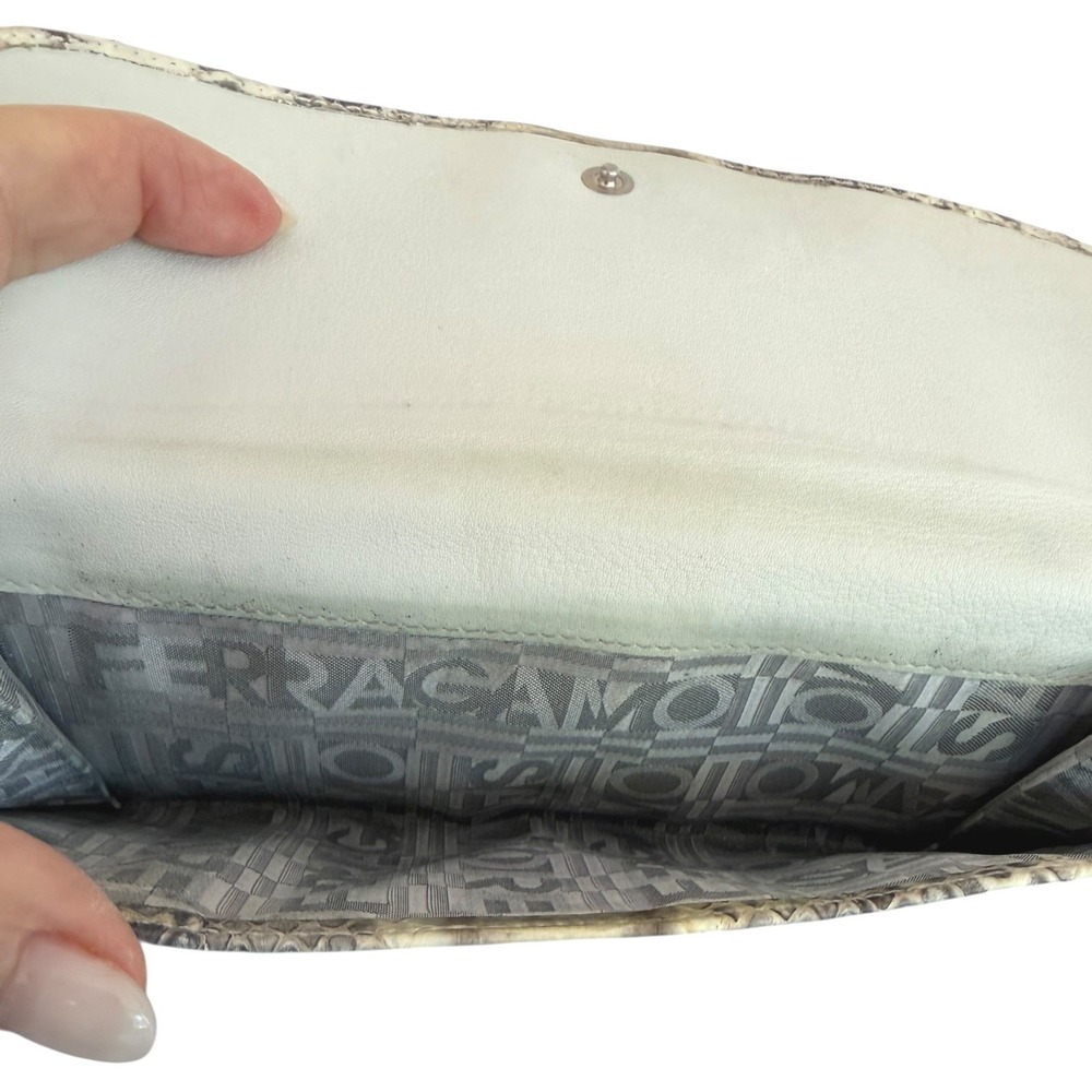 Salvatore Ferragamo Genuine Python Snakeskin Cont… - image 8